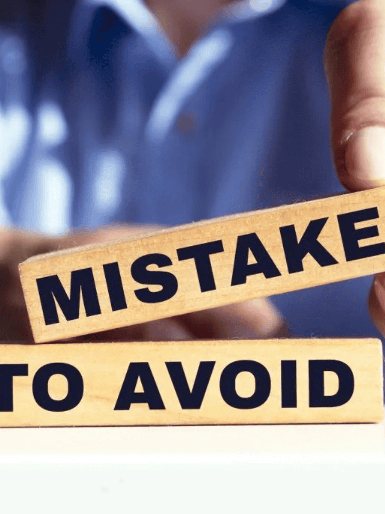 Wrong decisions leading to setbacks or issues in life or business.