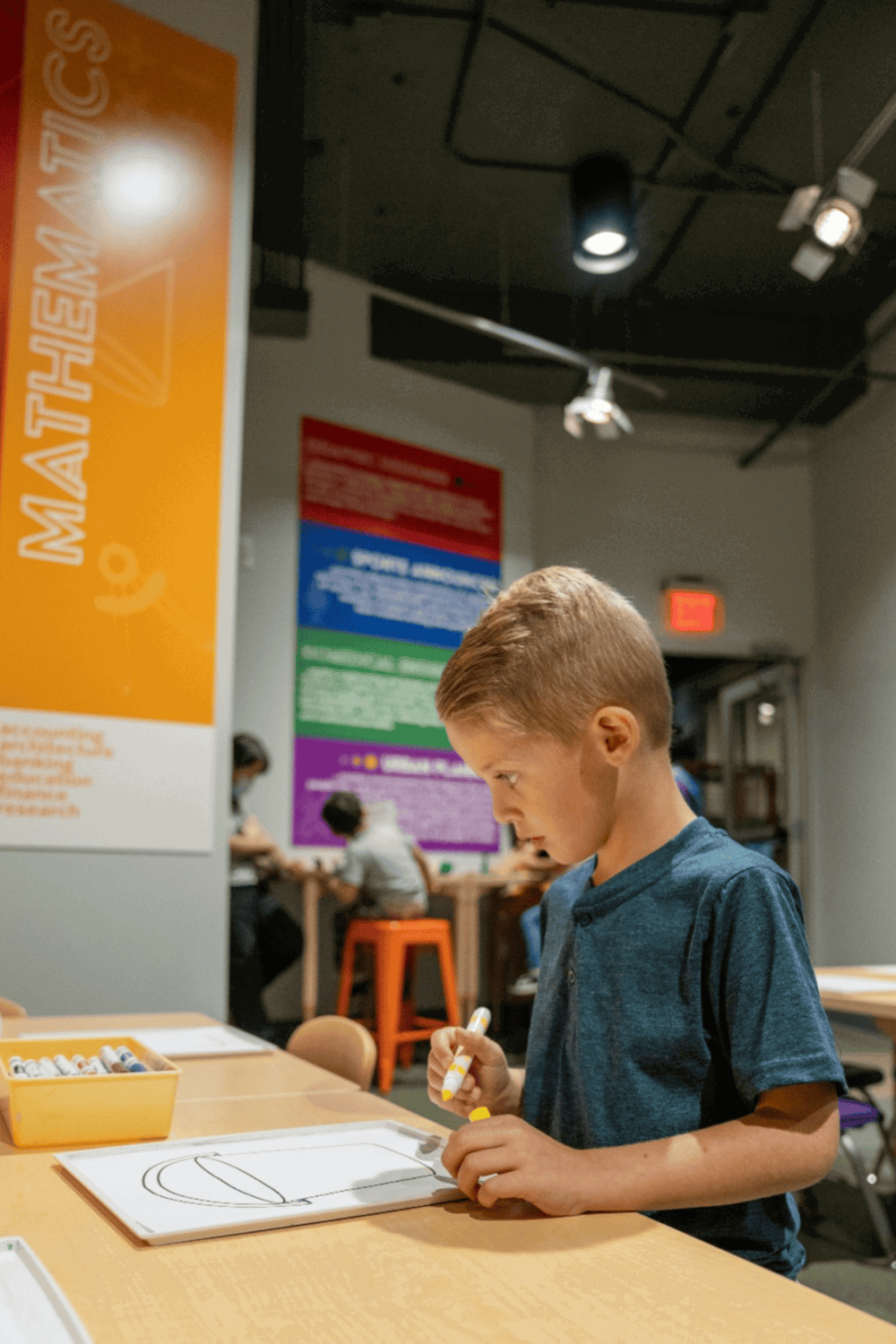 Creative learning activities for kids at Quest for Directions educational center.