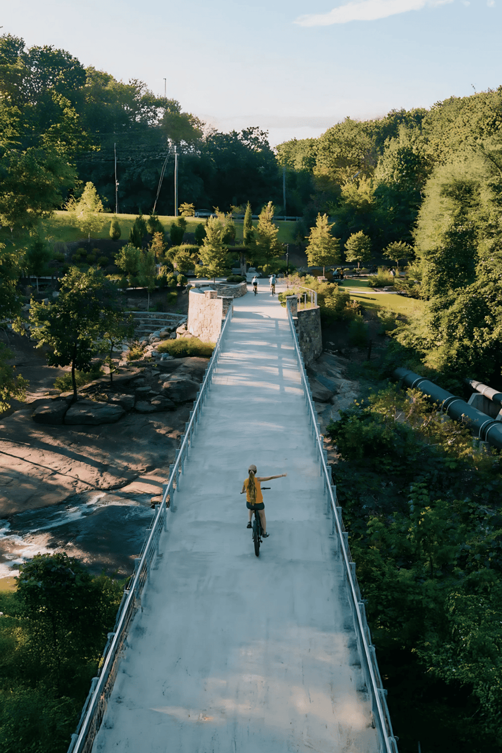 Scenic bridge view for outdoor activities and navigation at QuestForDirections.