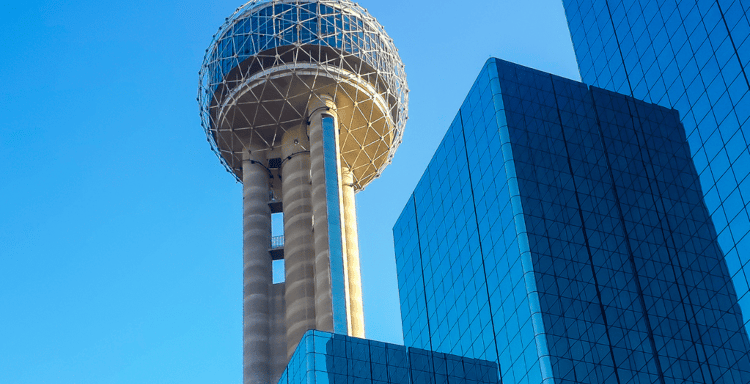 Witness the grandeur of the Reunion Tower