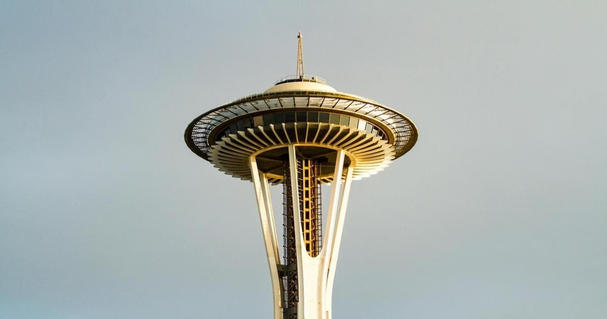 Space Needle Seattle iconic landmark.